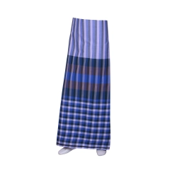 RING AVALANCHE BLUE & SILVER COTTON LUNGI